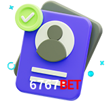 Tornar-se um membro do 6767Bet é muito simples